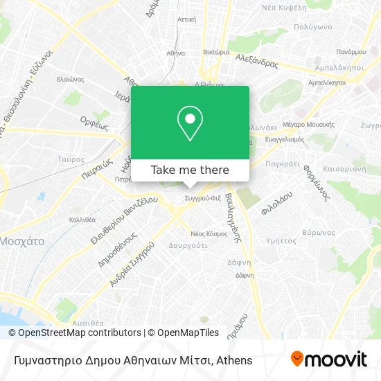 Γυμναστηριο Δημου Αθηναιων  Μίτσι map