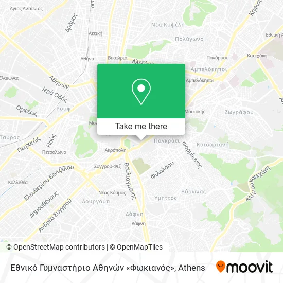 Εθνικό Γυμναστήριο Αθηνών «Φωκιανός» map