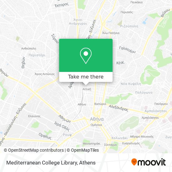 Mediterranean College Library map