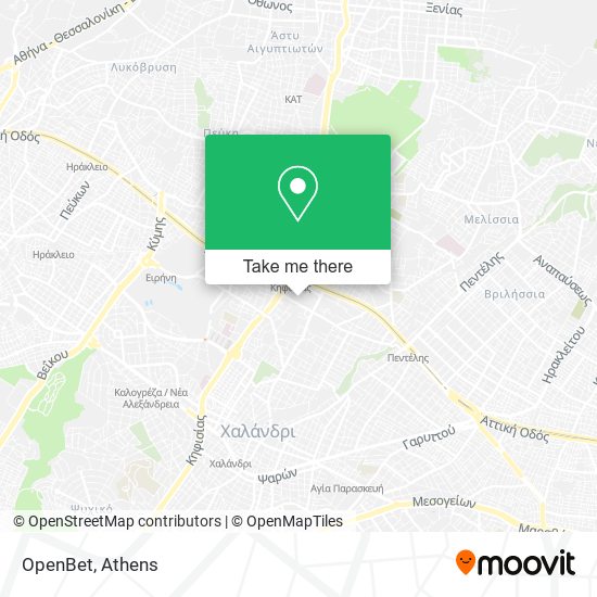 OpenBet map
