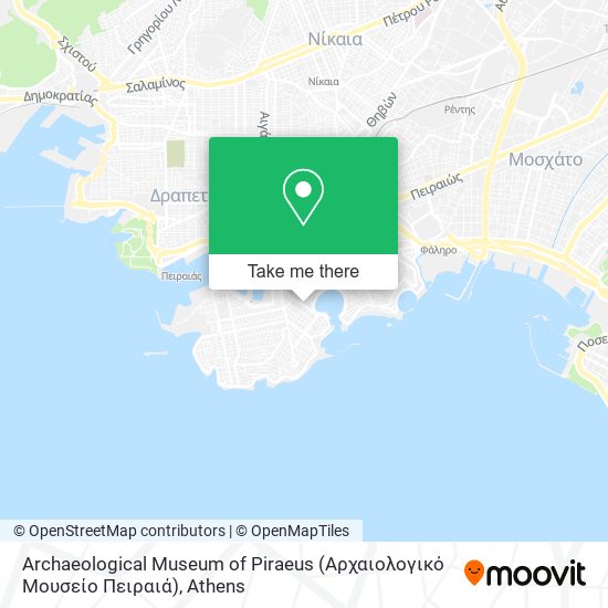 Archaeological Museum of Piraeus (Αρχαιολογικό Μουσείο Πειραιά) map