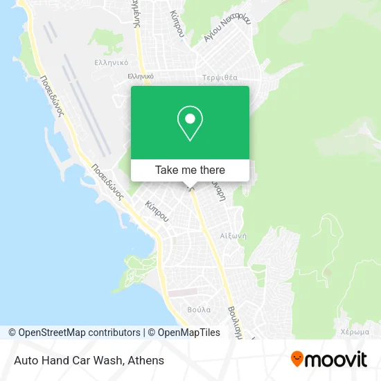 Auto Hand Car Wash map