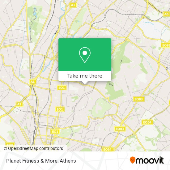 Planet Fitness & More map