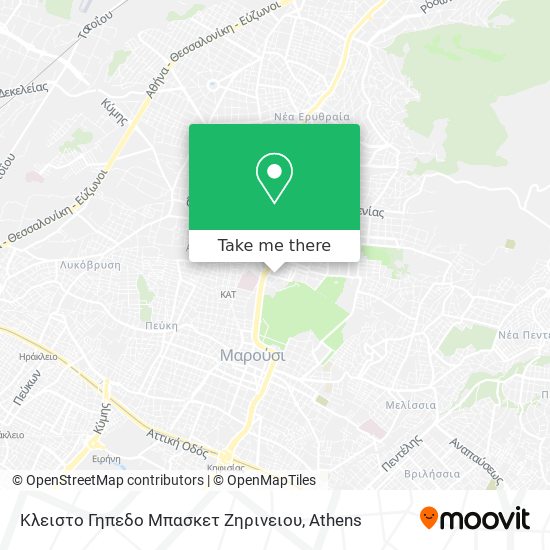 Κλειστο Γηπεδο Μπασκετ Ζηρινειου map