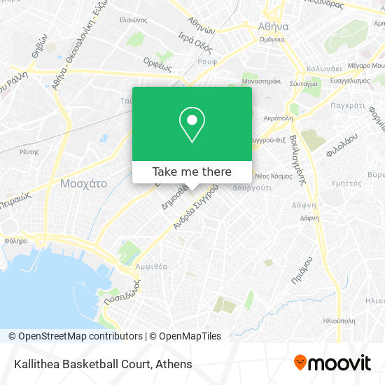 Kallithea Basketball Court map