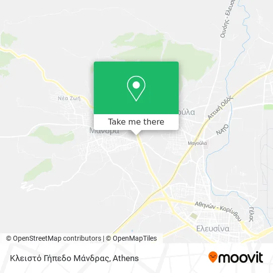 Κλειστό Γήπεδο Μάνδρας map