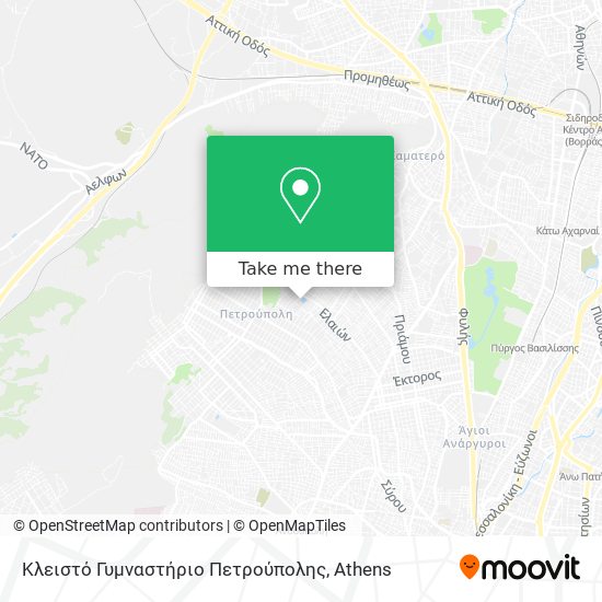 Κλειστό Γυμναστήριο Πετρούπολης map