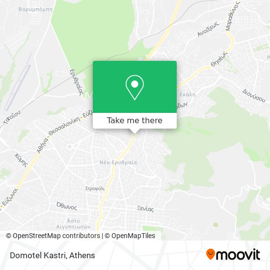 Domotel Kastri map