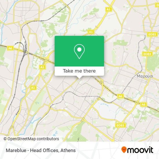 Mareblue - Head Offices map