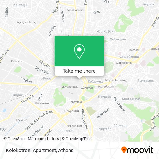 Kolokotroni Apartment map