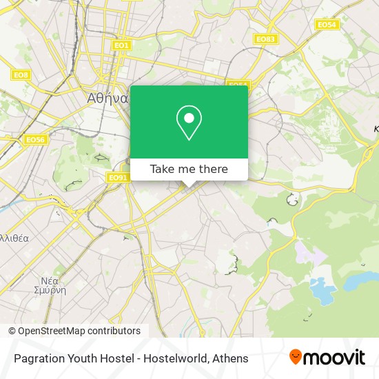 Pagration Youth Hostel - Hostelworld map