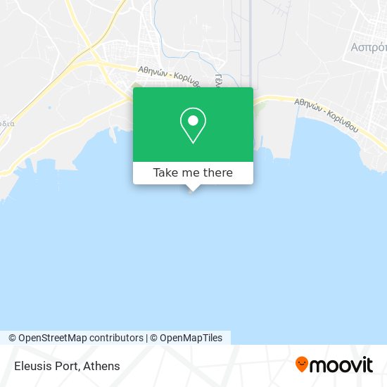 Eleusis Port map