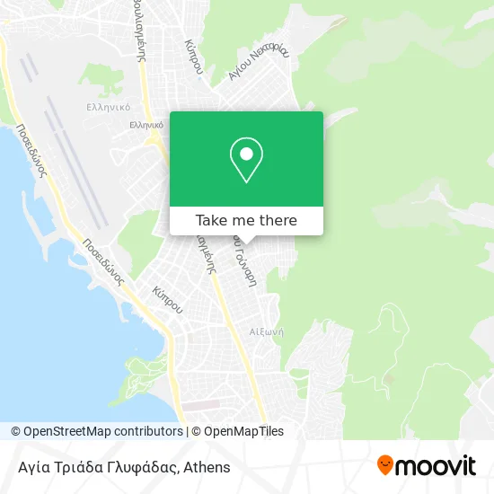 Αγία Τριάδα Γλυφάδας map