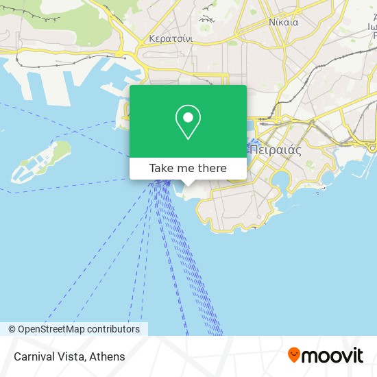 Carnival Vista map