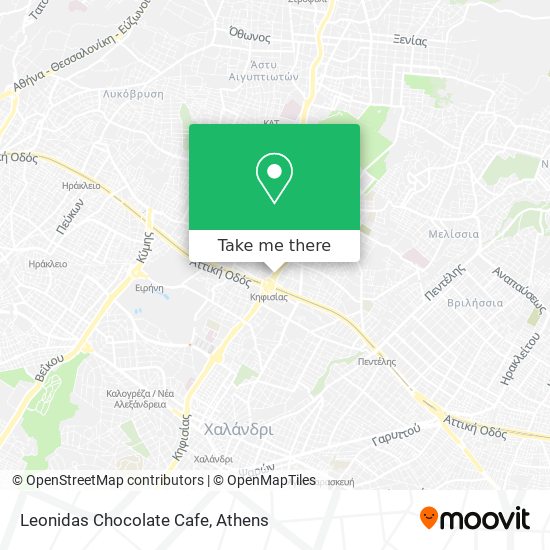 Leonidas Chocolate Cafe map
