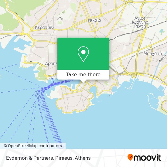 Evdemon & Partners, Piraeus map
