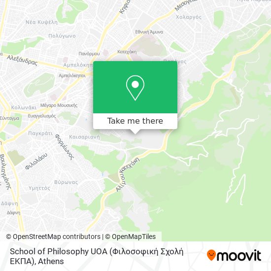 School of Philosophy UOA (Φιλοσοφική Σχολή ΕΚΠΑ) map
