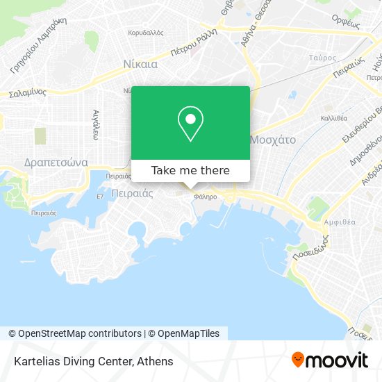 Kartelias Diving Center map