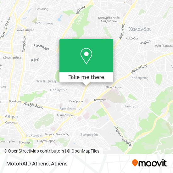 MotoRAID Athens map