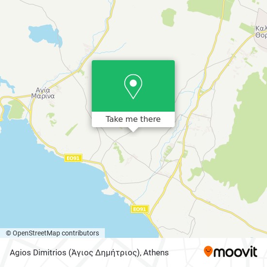 Agios Dimitrios (Άγιος Δημήτριος) map