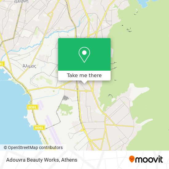 Adouvra Beauty Works map