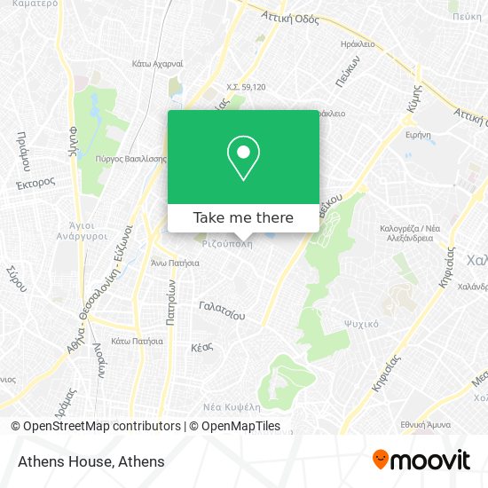 Athens House map