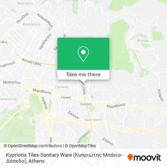 Kypriotis Tiles-Sanitary Ware (Κυπριώτης Μπάνιο-Δάπεδο) map