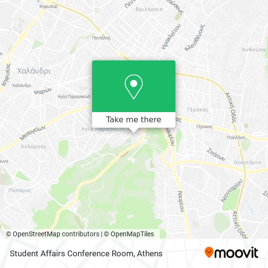 Student Affairs Conference Room map