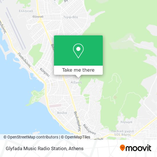 Glyfada Music Radio Station map