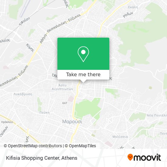 Kifisia Shopping Center map