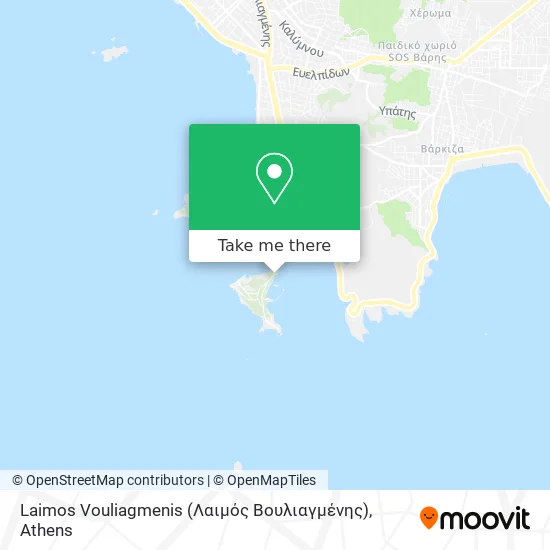 Laimos Vouliagmenis (Λαιμός Βουλιαγμένης) map