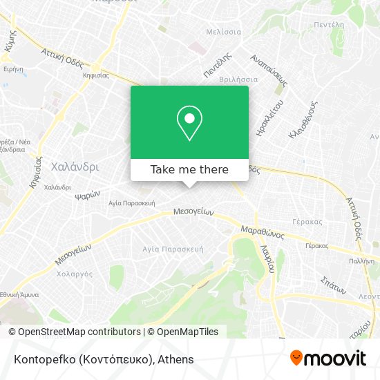 Kontopefko (Κοντόπευκο) map