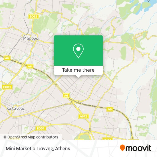 Mini Market ο Γιάννης map