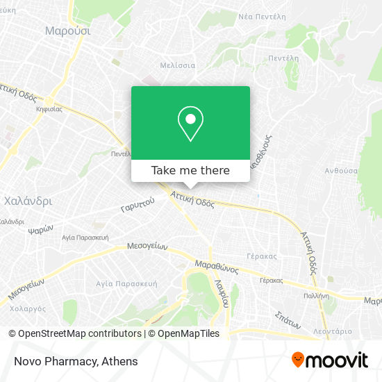 Novo Pharmacy map
