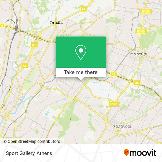 Sport Gallery map
