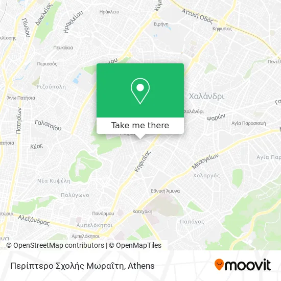 Περίπτερο Σχολής Μωραΐτη map