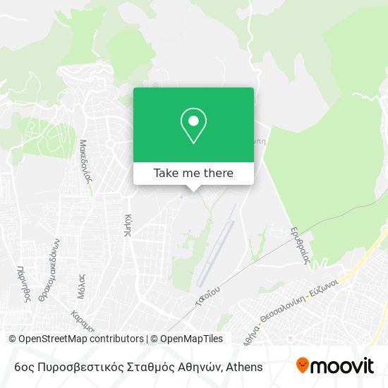 6ος Πυροσβεστικός Σταθμός Αθηνών map