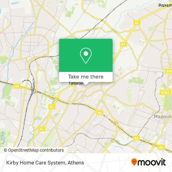 Kirby Home Care System map