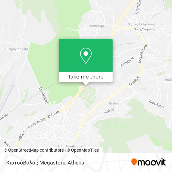 Κωτσόβολος Megastore map