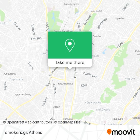 smokers.gr map