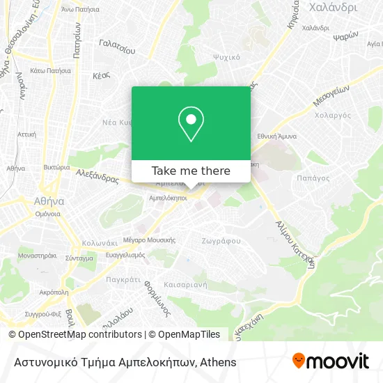 Αστυνομικό Τμήμα Αμπελοκήπων map