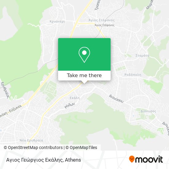Αγιος Γεώργιος Εκάλης map