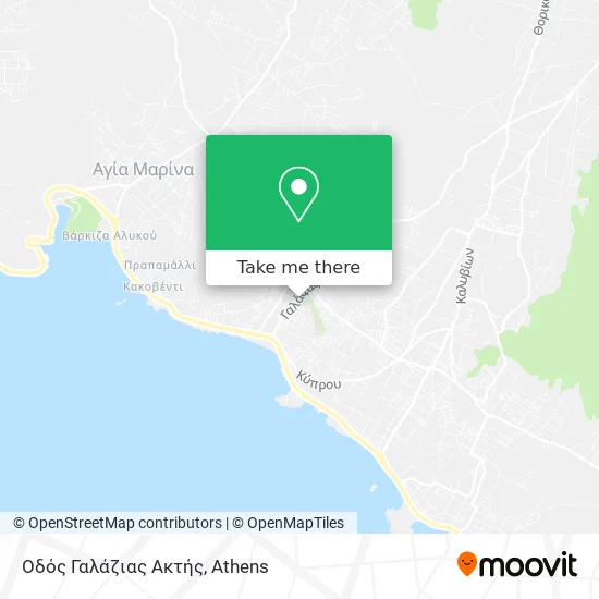 Οδός Γαλάζιας Ακτής map
