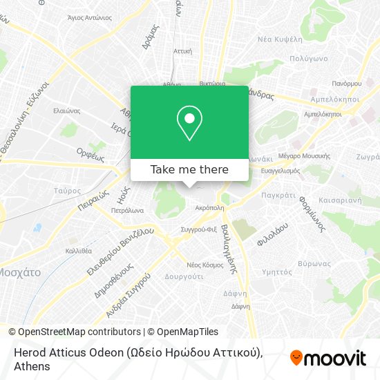 Herod Atticus Odeon (Ωδείο Ηρώδου Αττικού) map
