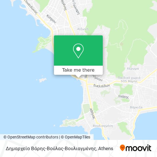 Δημαρχείο Βάρης-Βούλας-Βουλιαγμένης map
