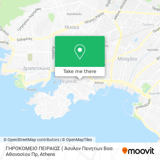 ΓΗΡΟΚΟΜΕΙΟ ΠΕΙΡΑΙΩΣ map