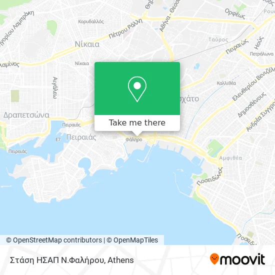 Στάση ΗΣΑΠ Ν.Φαλήρου map