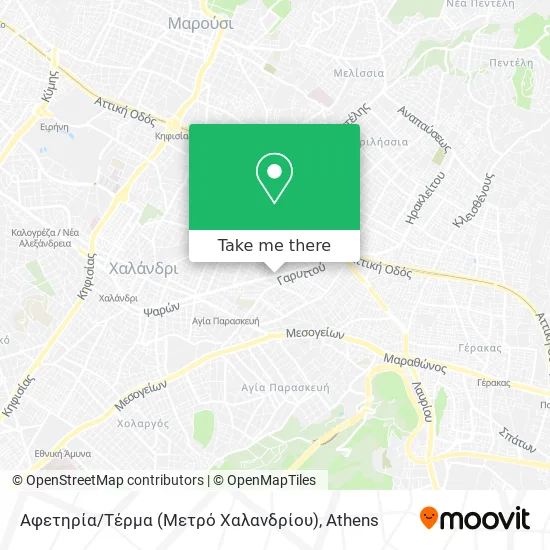 Αφετηρία / Τέρμα (Μετρό Χαλανδρίου) map
