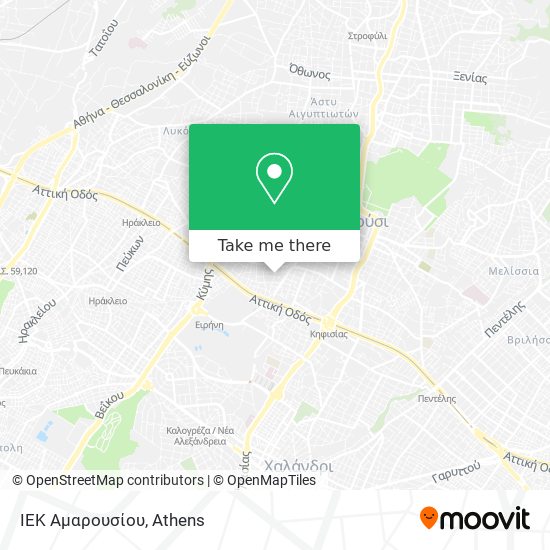 ΙΕΚ Αμαρουσίου map