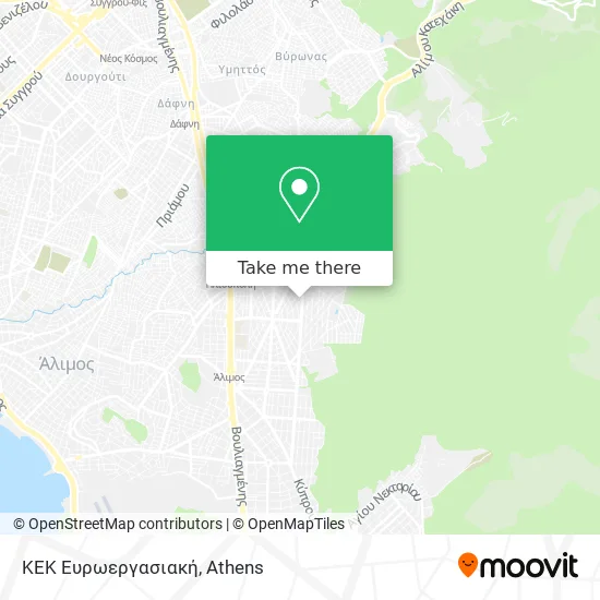 ΚΕΚ Ευρωεργασιακή map